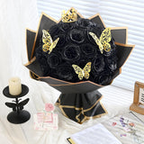 💕Glittering Everlasting Rose Bouquet – Gift for Anniversaries & Milestones