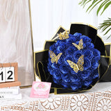 💕Glittering Everlasting Rose Bouquet – Gift for Anniversaries & Milestones