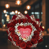 The Burn Away Glitter Roses Bouquet [New 2026] Madeofrose®
