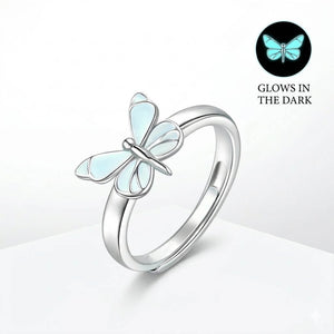 2026 Limited Edition Luminous Butterfly Ring - Azure Glow