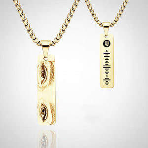 Valentine's Day Personalized Eye Photo Necklace [NEW]