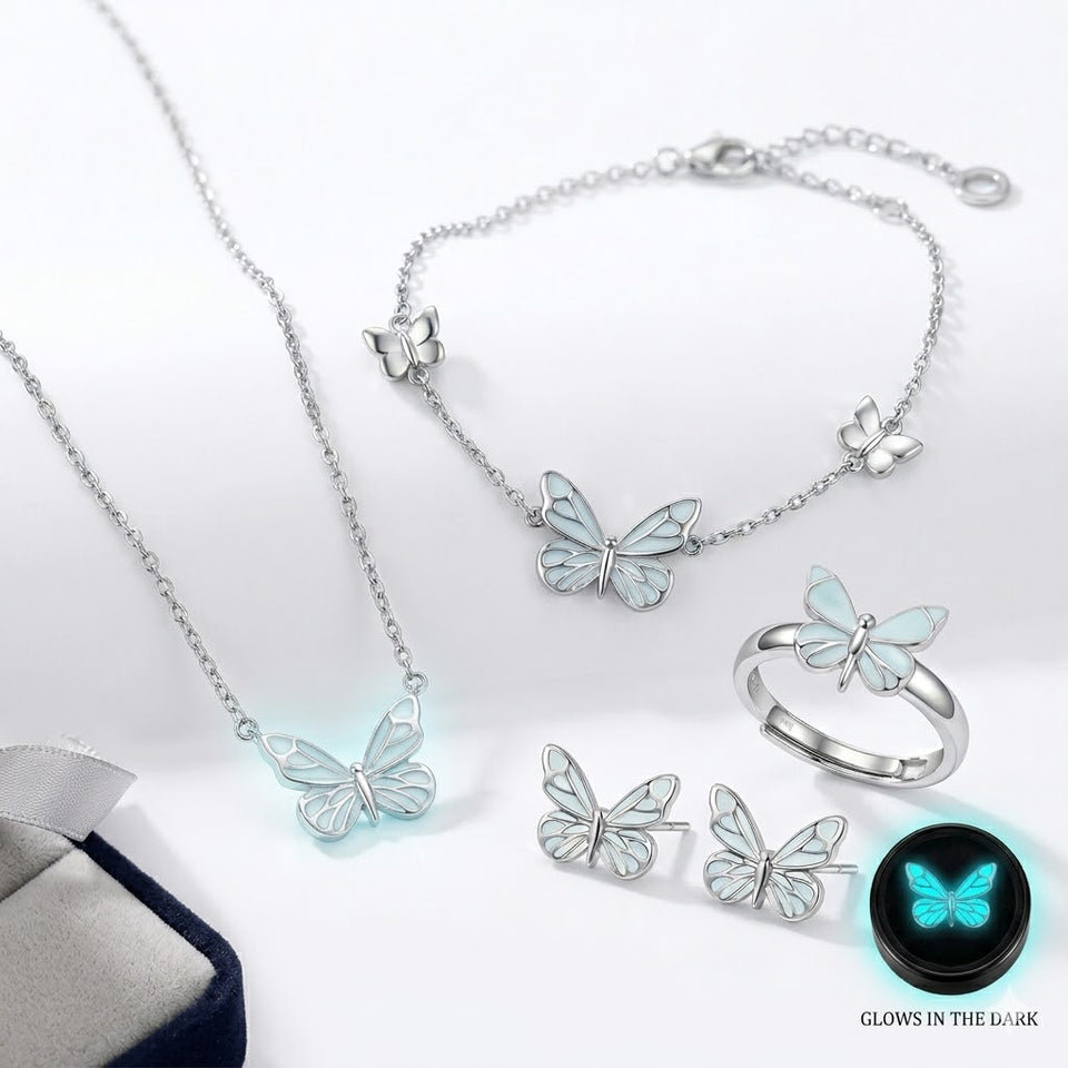 2026 Limited Edition Luminous Butterfly Earrings - Azure Glow