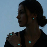 2026 Limited Edition Luminous Butterfly Necklace - Azure Glow