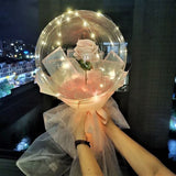 Balloon Rose Bouquet -  White-7PCS