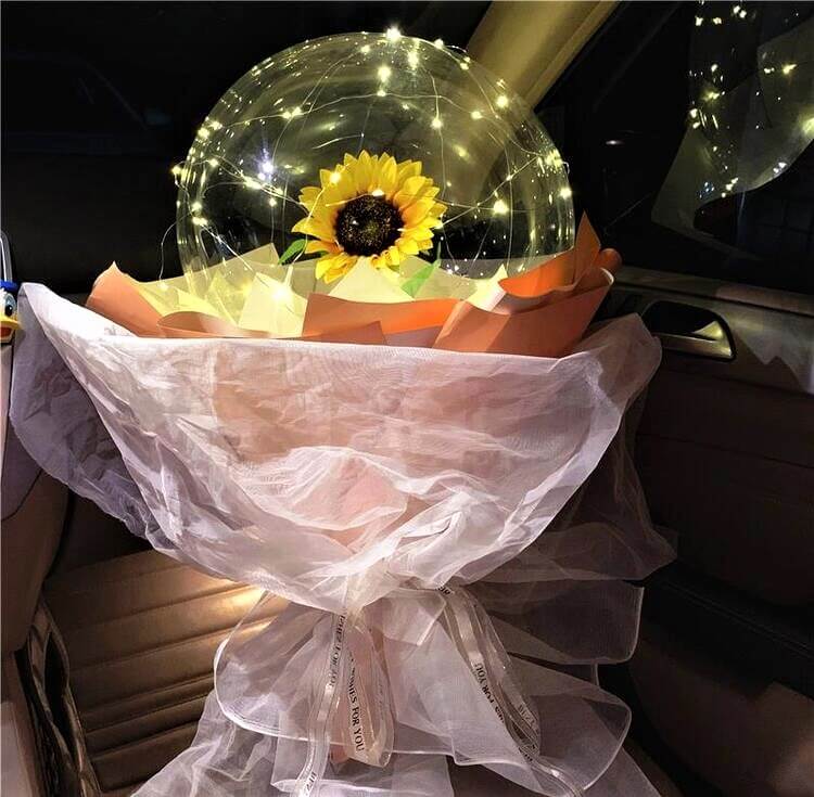 Led Rose Bouquet -  Sunflower-7PCS