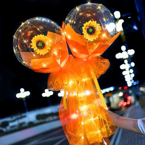 led luminous balloon rose bouquet -  Sunflower