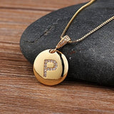 Custom Letter Necklace Pendant -  P