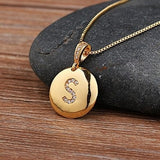 Custom Letter Necklace Pendant -  S