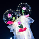Balloon Rose Bouquet -  Pink-7PCS