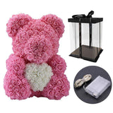 Luxury Rose Bear With LED Gift Box - Madeofrose