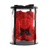Luxury Rose Bear With Round Gift box - Madeofrose