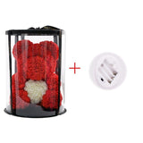 Luxury Rose Bear With Round Gift box - Madeofrose
