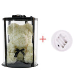 Luxury Rose Bear With Round Gift box - Madeofrose