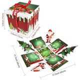Christmas Explosion Box For Christmas Scrapbook - Madeofrose