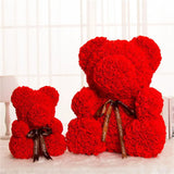 two rose teddy bears symbolizing love and affection