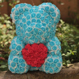 Two Tone Luxury Rose Bear - Madeofrose