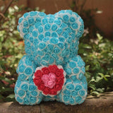 Two Tone Luxury Rose Bear - Madeofrose