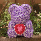 Two Tone Luxury Rose Bear - Madeofrose